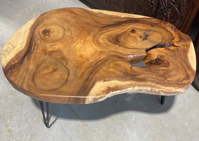 Table basse Suar et métal – Image 10