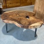 Table basse Suar et métal