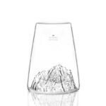 Verre Design Mont Blanc – 450 ml en Verre Soufflé Artisanal