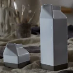 Carafe 0,8L “Brick” – Design Brique de Lait en Céramique – Image 3