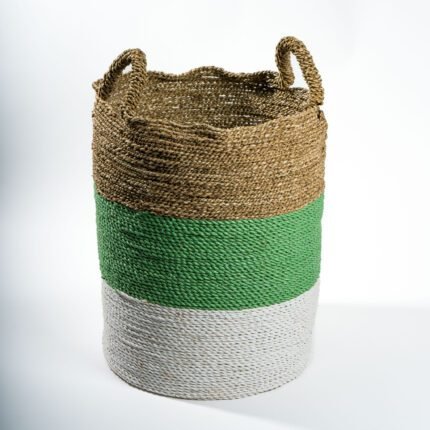 Panier en feuilles tressées - N°12
