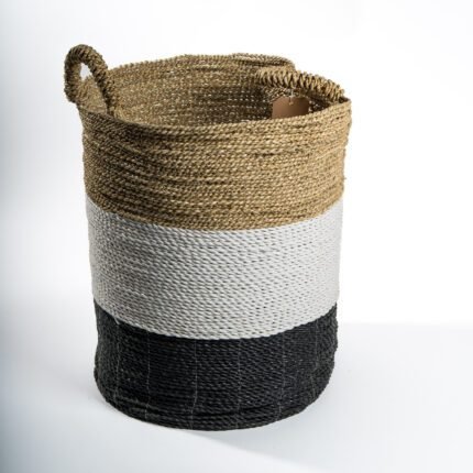 Panier en feuilles tressées - N°05