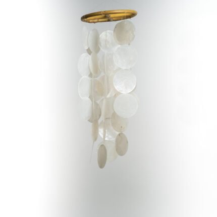 Suspension en Coquillages - Blanc - Ronds