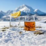 Lot de 2 Verres à Shooter Topographic – Everest & Mont Blanc – Image 2