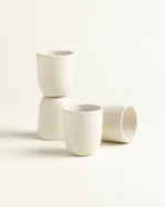 Tasse à Espresso Blanc Nature 60 ml – Onomao – Image 3