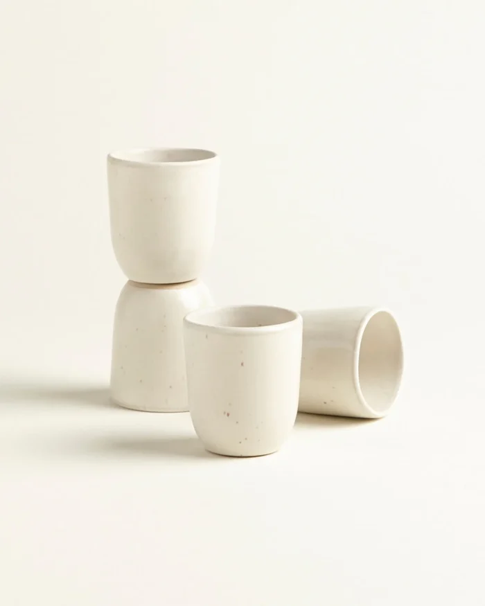 Tasse à Espresso Blanc Nature 60 ml – Onomao – Image 3