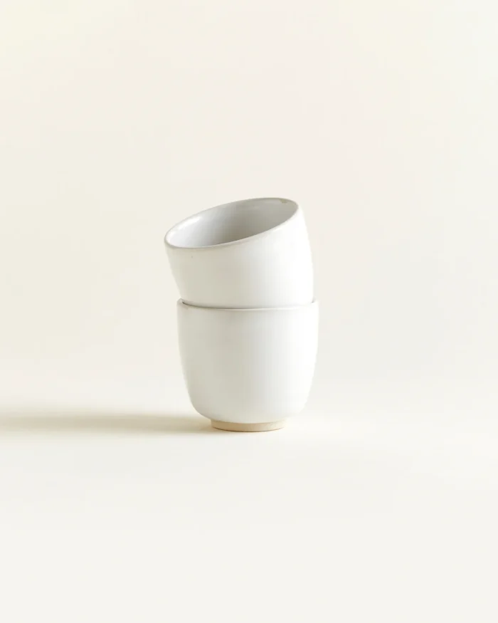 Tasse en Céramique Blanc – Onomao Classique – Image 2