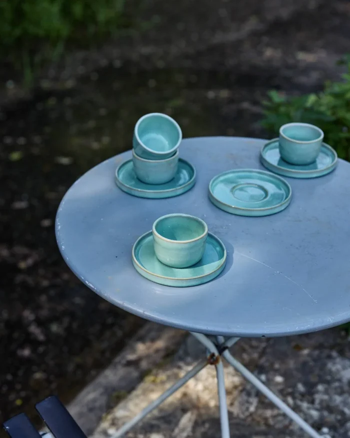 Tasse en Céramique Turquoise – Onomao – Image 4