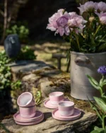 Tasse en Céramique Rose & Blanc – Onomao – Image 3