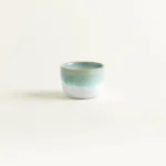 Tasse en Céramique Turquoise & Blanc – Onomao