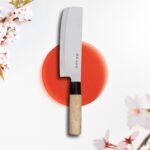 Véritable Couteau Japonais - Nakiri 160 mm - Megumi