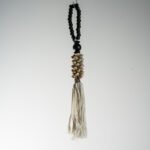 Décoration de poignée de porte en bois et coquillages – Image 3