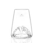Verre Design Canigou – 450 ml en Verre Soufflé Artisanal
