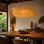 Pré-commande | Suspension en rotin "Nid" - 100 cm | Acompte 50% – Image 2