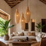 Pré-commande | Suspension en rotin "Ubud" - 155 cm | Acompte 50% – Image 2