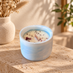 Bougie artisanale parfumée – Bleu – Image 2
