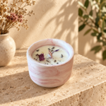 Bougie artisanale parfumée – Rose – Image 2