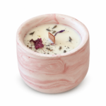 Bougie artisanale parfumée – Rose